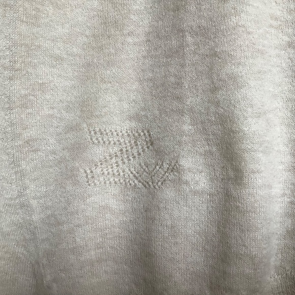 Zadig & Voltaire Ida Stars Strass Cashmere Sweater Sugar SZ L - Picture 6 of 16